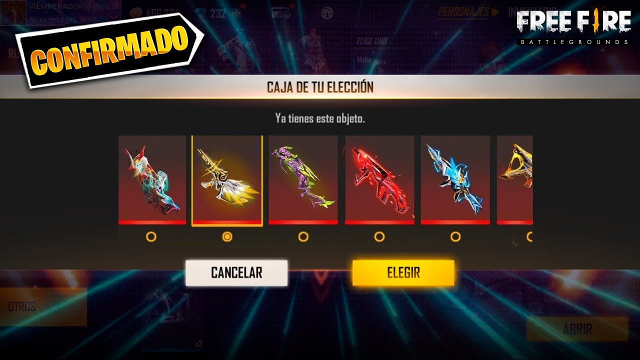 guia completa que son las armas evolutivas en free fire y como obtenerlas