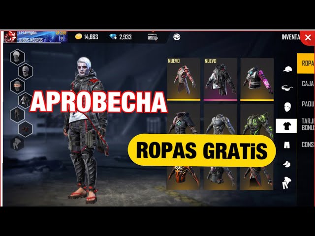 participa ahora los mejores sorteos de ropa de free fire